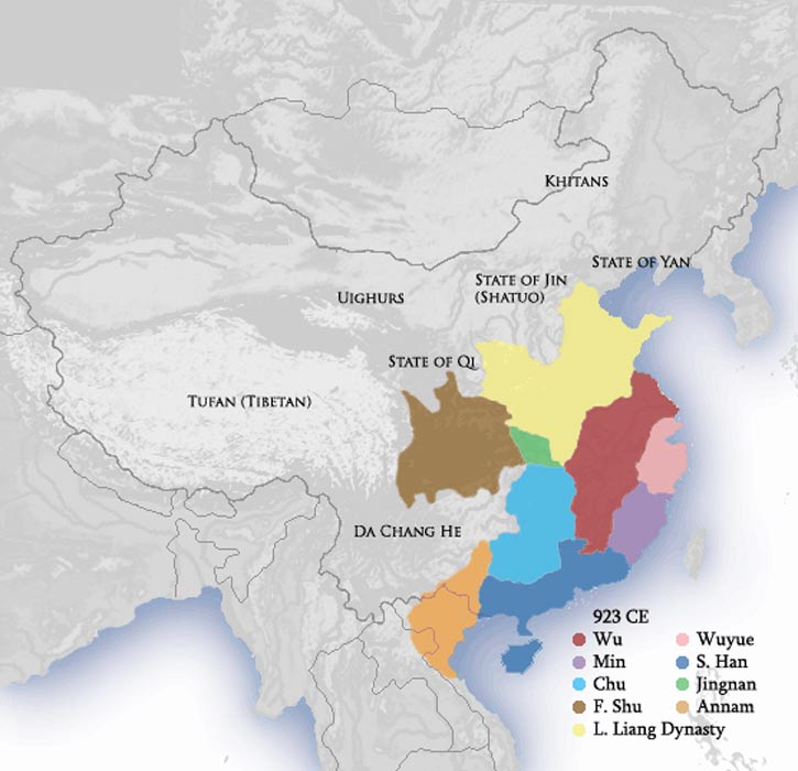 Five Dynasties Ten Kingdoms Period 923 CE.