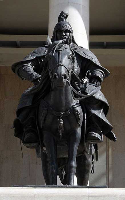 Statue of Boorchi, one of the first and most loyal of Genghis Khan's friends and allies. 