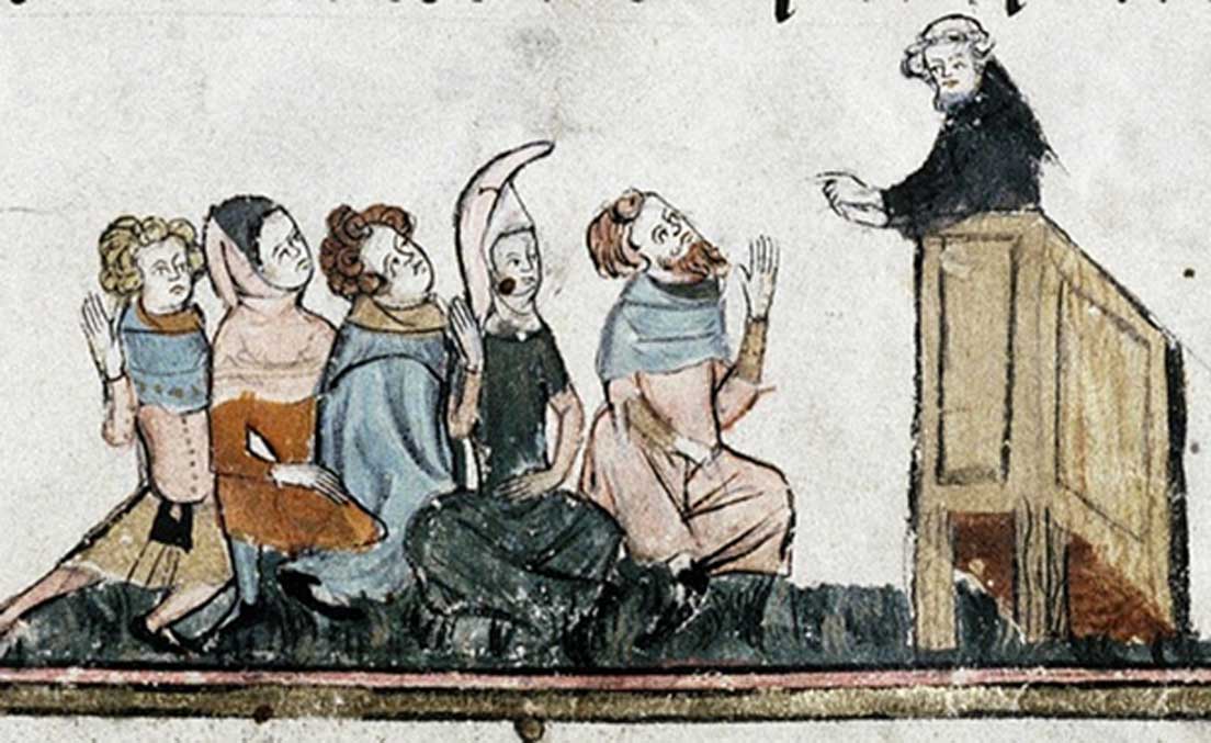 ‘Wycliffite Preacher’, English 14th century 