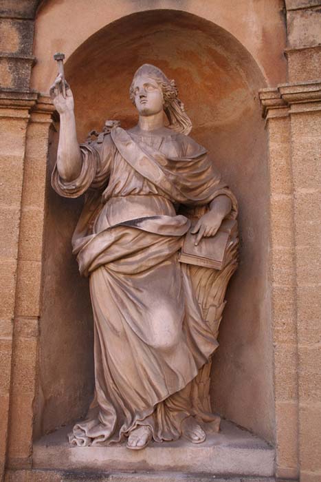 A statue of prophetess Deborah in Aix-en-Provence, France. She was the only female judge mentioned in the Bible.