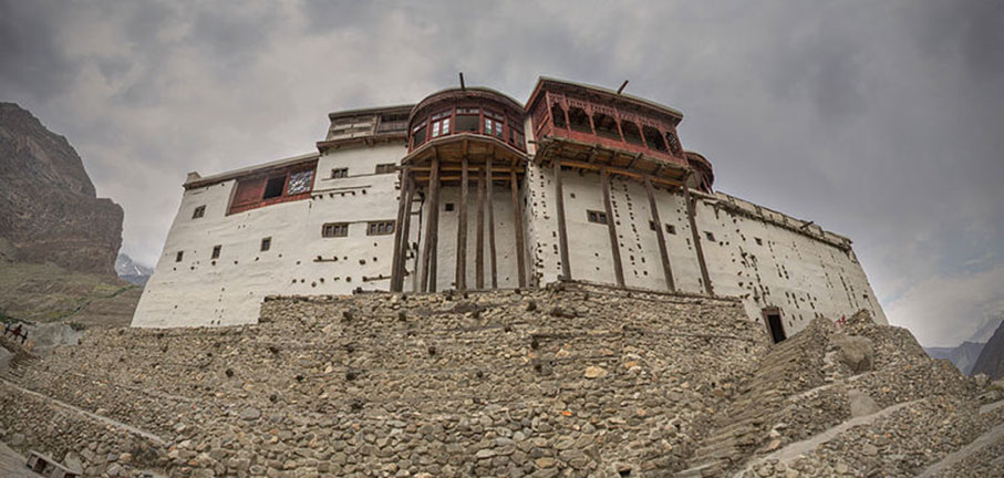 A panoramic view of Baltit Fort. (CC BY-SA 3.0)