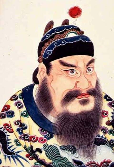 A portrait painting of Qin Shi Huangdi, first emperor of the Qin Dynasty, from an 18th-century album of Chinese emperors' portraits. (Public Domain)