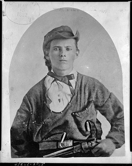 A young Jesse James (Public Domain)