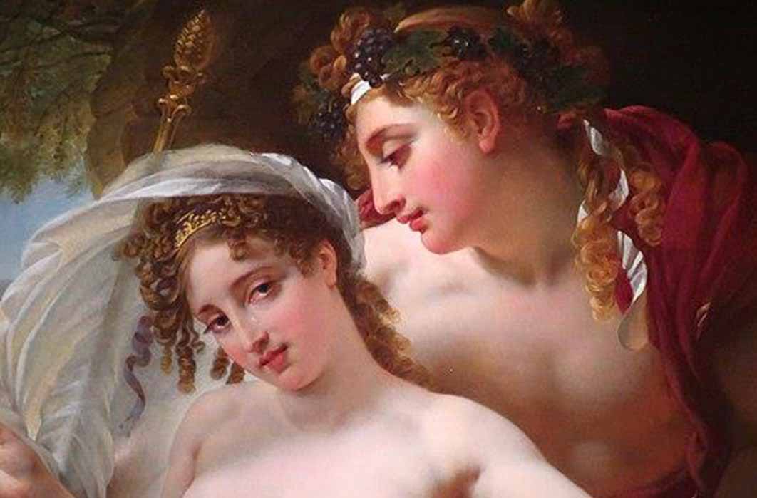 Detail of ‘Bacchus and Ariadne’ (1820) by Antoine-Jean Gros. Source: Public domain