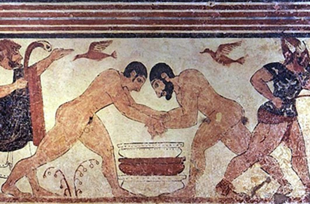 Tomb of the augurs. Tarquinia, Italia. (circa 530 BC) (Public Domain)