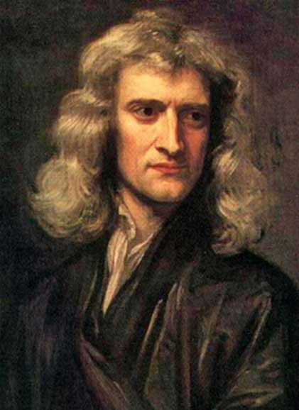 Copy of a portrait of Sir Isaac Newton by Sir Godfrey Kneller (1689) (Public Domain)