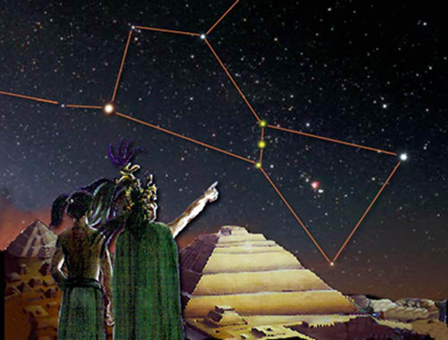 Could the same constellation - differently oriented and in a current era – have inspired a priest of the populations that built the 'City of the Gods', Teotihuacán? (Image: Courtesy of Dr Volterri/ Deriv)