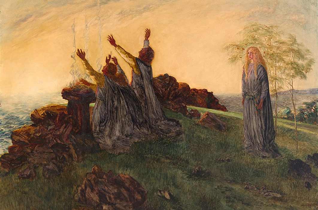 The Passing of St. Brigid of Kildare. Smithsonian American Art Museum (CC0)