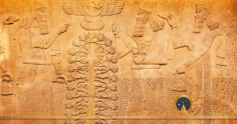 Sumerian Artifact with the Tree of Life. (swisshippo  / Adobe Stock)
