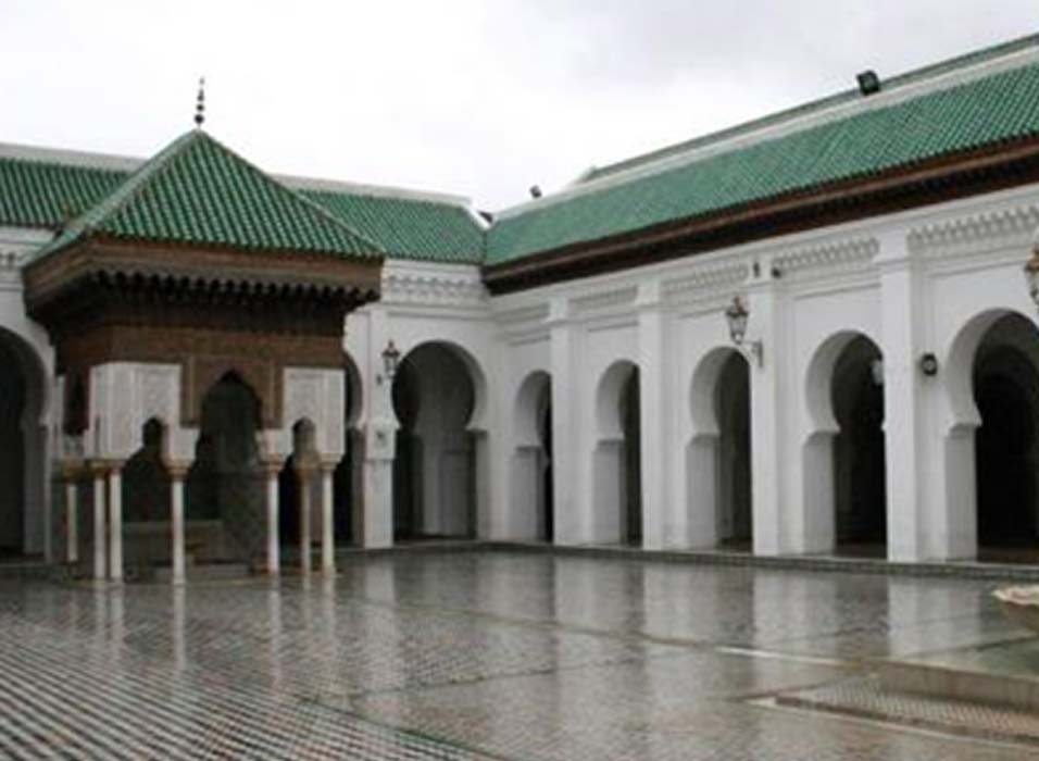 Courtyard, Al-Qarawiyyin University, Fes. Morocco 