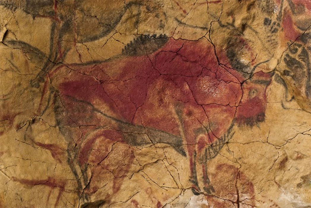 Entoptic patterns and humanoids, Rock Art at Altamira Cave Spain, where entoptic patterns have been identified. (Museo de Altamira y D. Rodríguez /CC BY-SA 3.0)