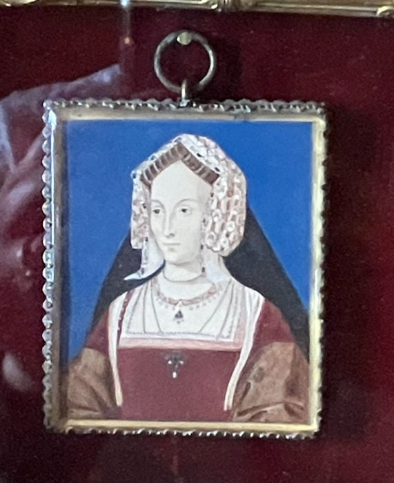 Miniature of “Lady Bergavenny”, a nineteenth century copy held at Arundel Castle. Photo courtesy of Heather R. Darsie.