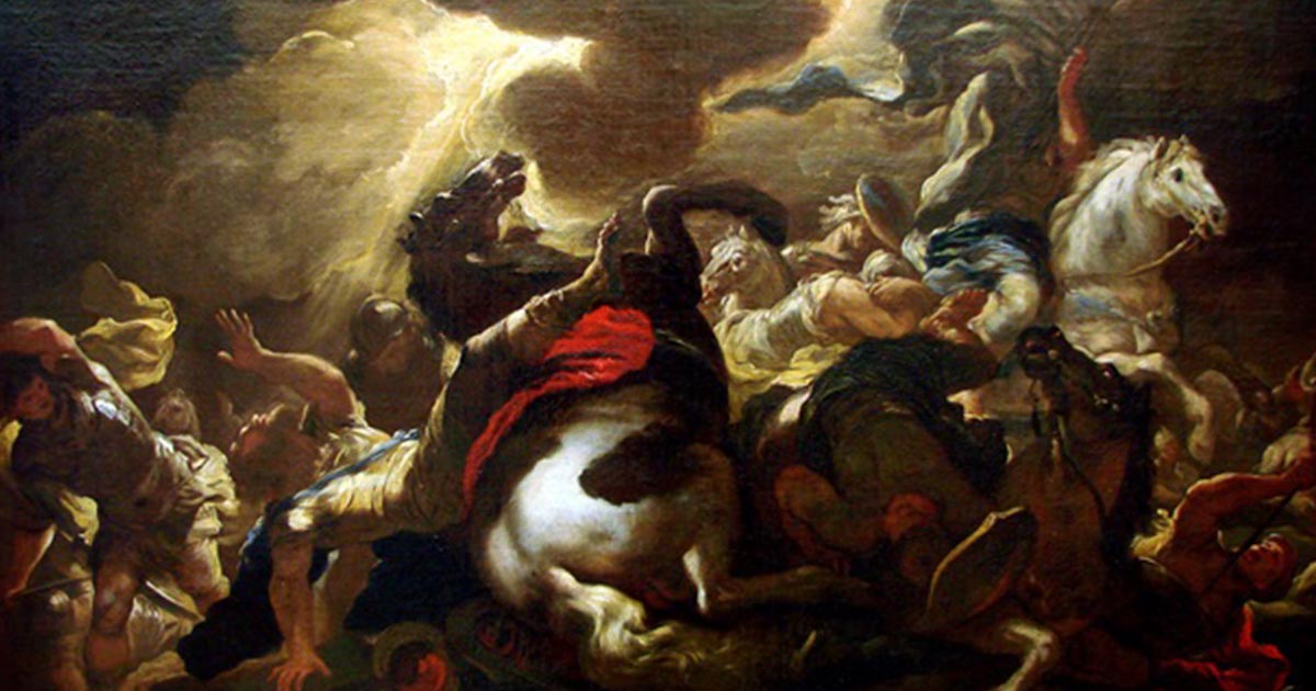 La conversion de Saint Paul by Luca Giordano (1690), Museum of Fine Arts of Nancy. (Public Domain)