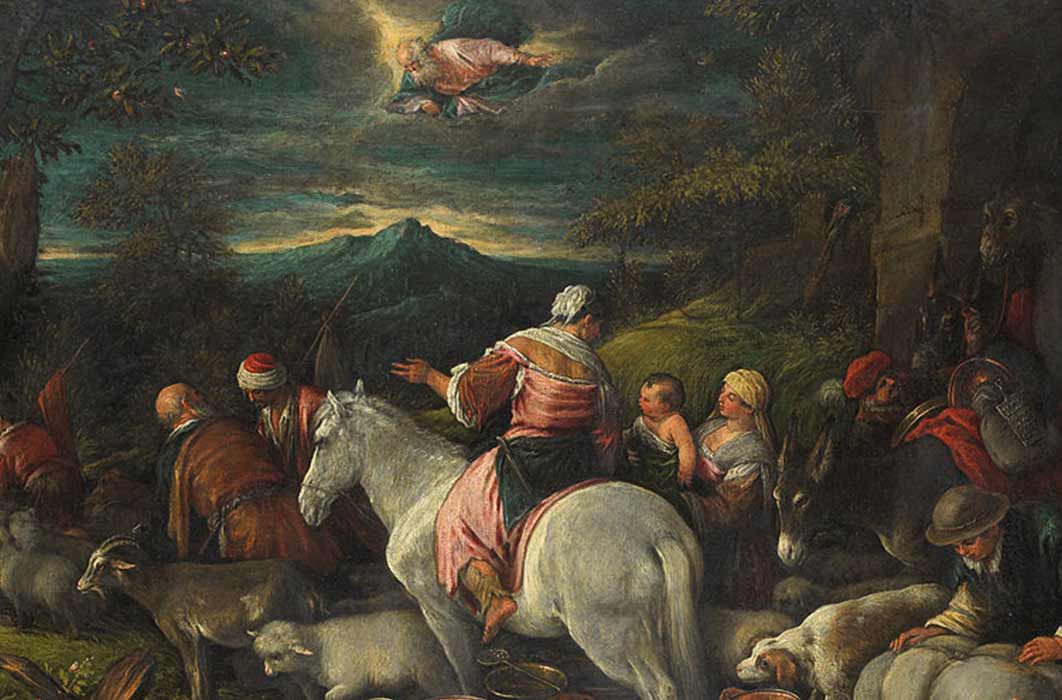 Abraham leaves Haran for Egypt by Francesco Bassano the Younger (1560 – 1592) 	 Rijksmuseum (Public Domain)