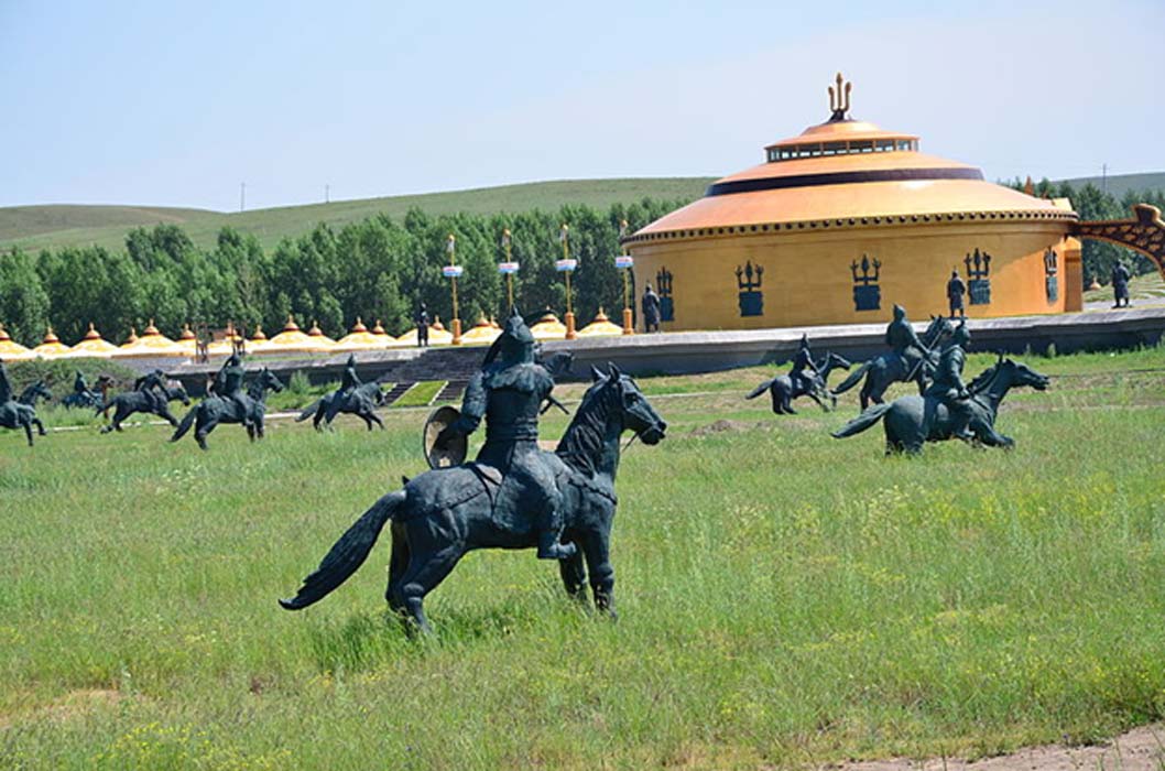 The former temporary palace of Genghis Khan in Fengning County, Hebei, China.