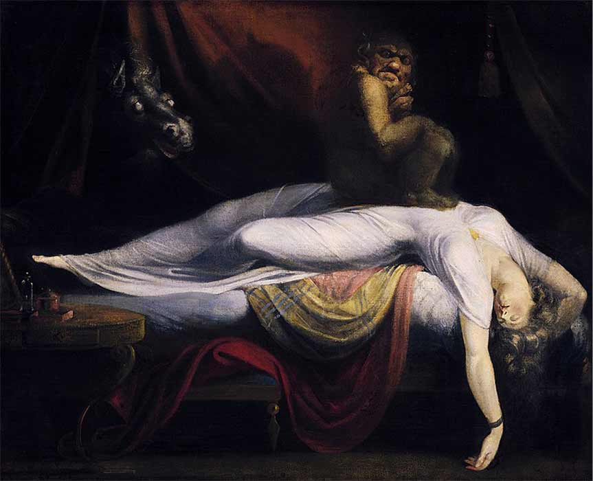 The Nightmare John Henry Fuseli (1781) (Public Domain)