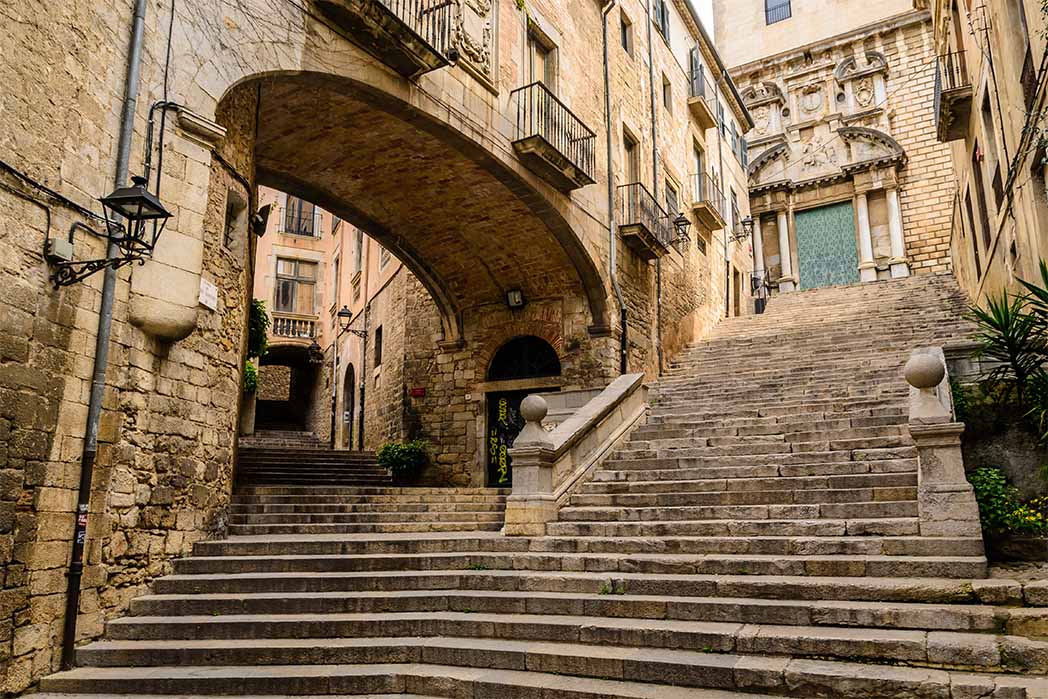 Old City of Girona, Catalonia Spain ( Deyan/ Adobe Stock)