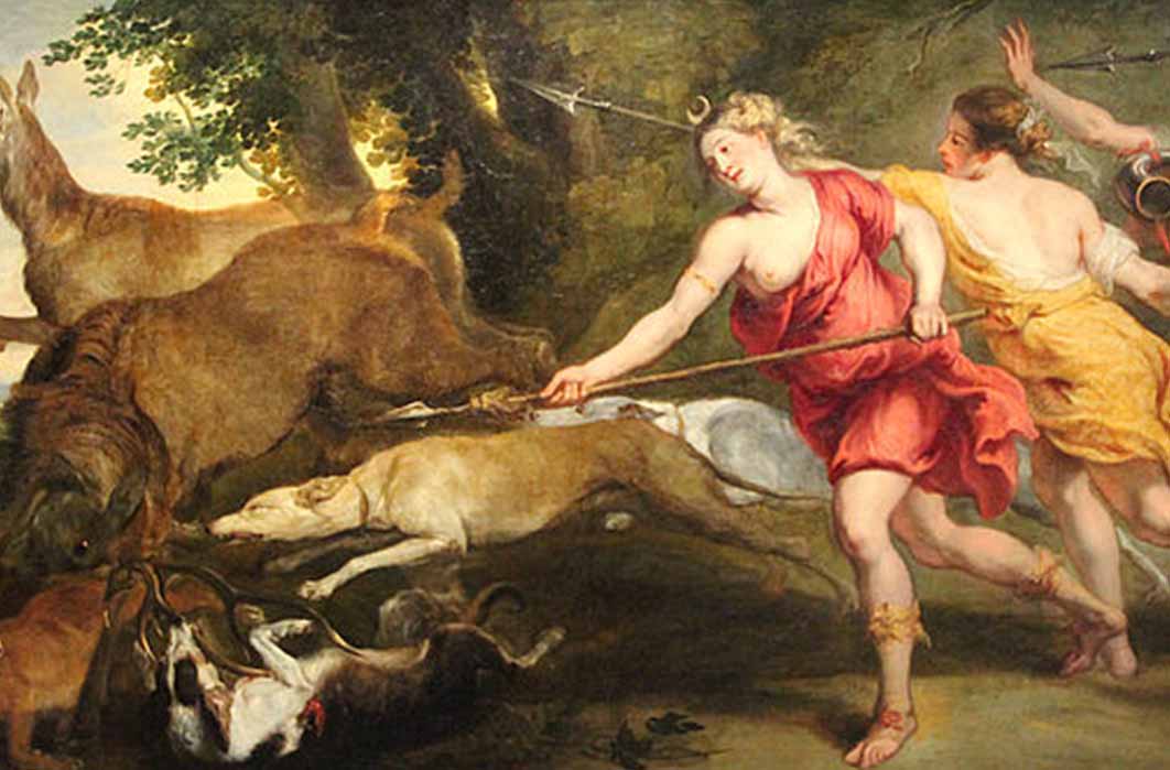 Diana Huntress and her Nymphs (1637) by Peter Paul Rubens (Public Domain)