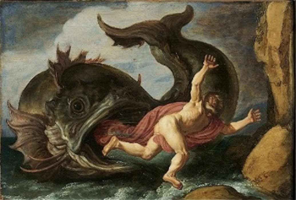 Jonah and the Whale  by Pieter Lastman, (1621) (Public Domain)