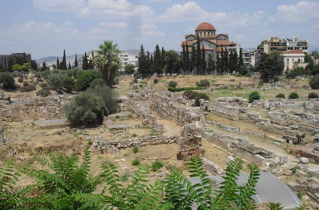 Overview of the cemetery of Kerameikos, Athens (Image: Courtesy Micki Pistorius)
