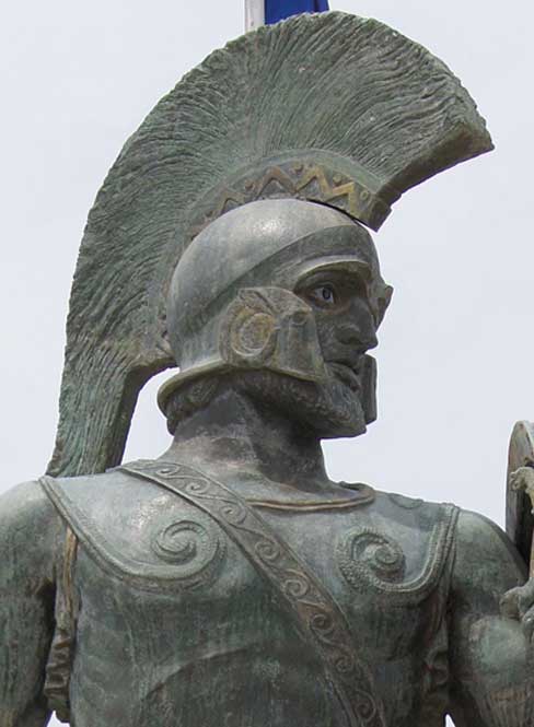 Leonidas I of Sparta. 