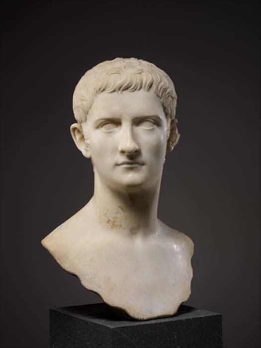 Marble portrait bust of the emperor Gaius, known as Caligula. Metropolitan Museum of Art. (Public Domain)