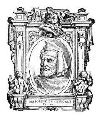 Masolino da Panicale: Illustration from "Le Vite" by Giorgio Vasari, (1568 edition) (Public Domain)