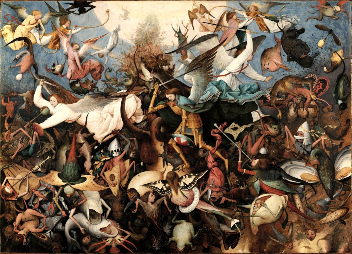 The Fall of the Rebel Angels by Pieter Bruegel the Elder