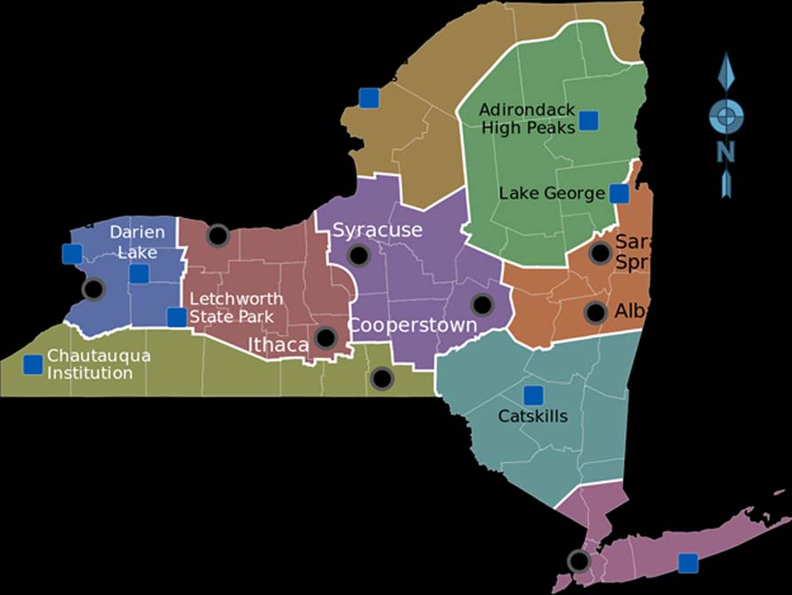 New York Regions (Public Domain)