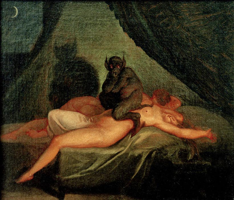 Nightmare (1800) by Nicolai Abraham Abildgaard.