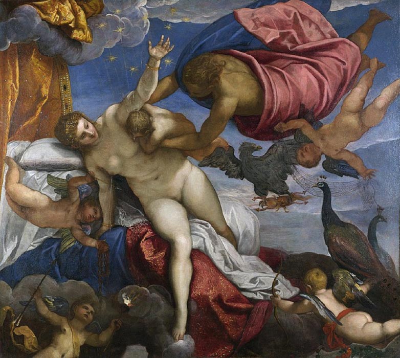 The Origin of the Milky Way by Jacopo Tintoretto (1575) (Public Domain)