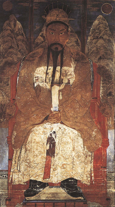 Portrait of Dangun, founder legendary founder of Gojoseon, the first ever Korean kingdom.
