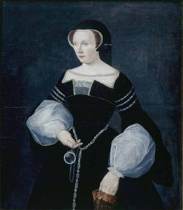 Portrait of Diane de Poitiers by François Clouet (1550) (Public Domain)