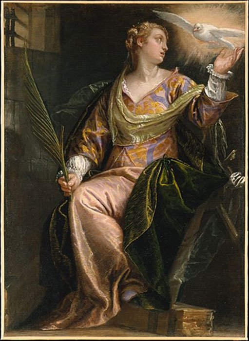 Saint Catherine of Alexandria in Prison by Paolo Veronese  (1528–1588) (Public Domain)