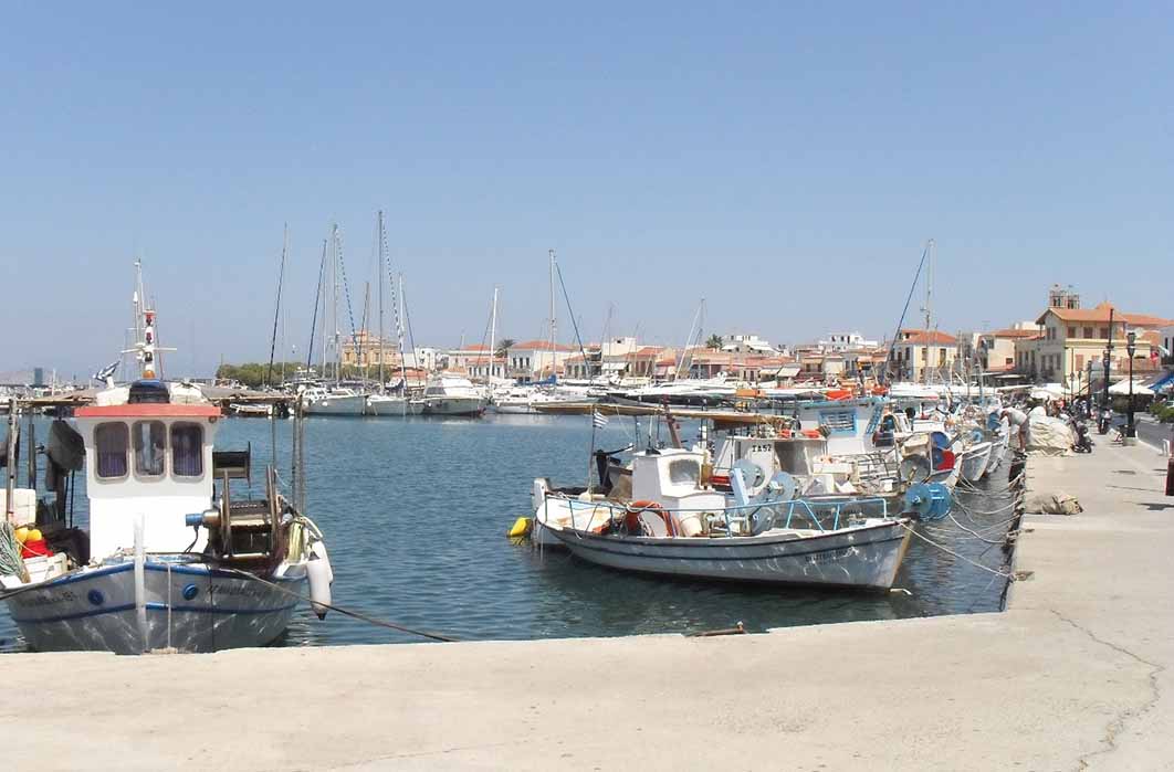 The modern port of Aegina, where its merchant and naval vessels used to dock. (Image: Courtesy Micki Pistorius)