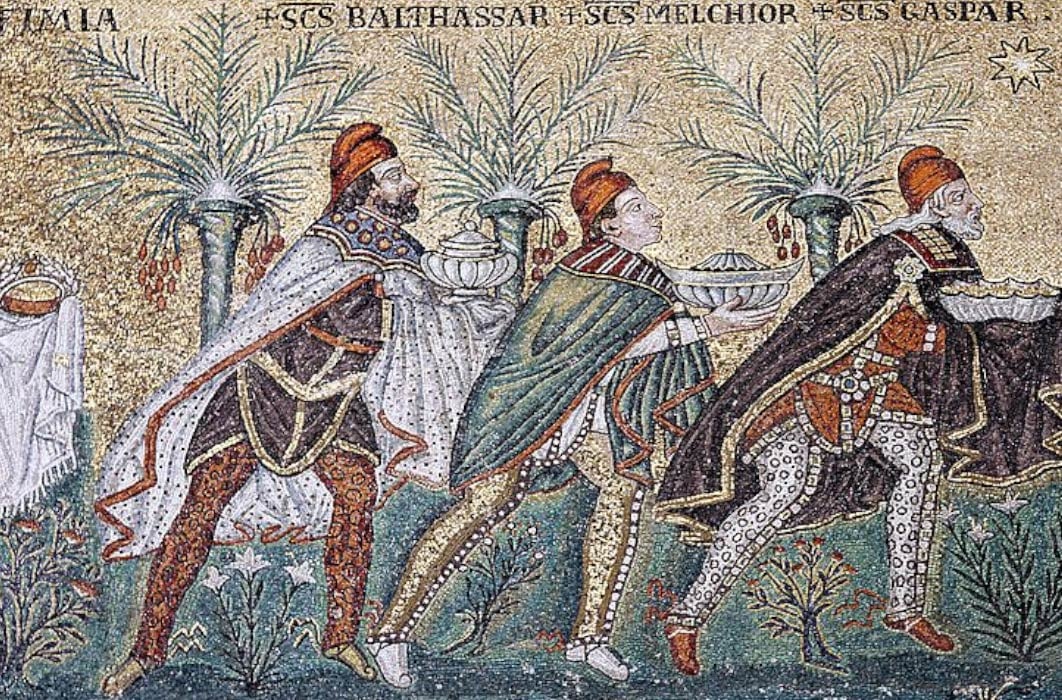 Three Magi mosaic - Sant'Apollinare Nuovo – Ravenna (José Luiz Bernardes Ribeiro/ CC BY-SA 4.0)