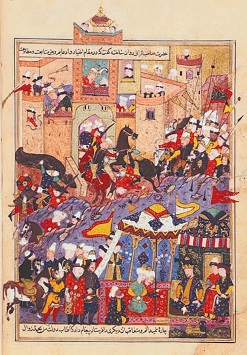 Timur receives envoys during an attack on Balkh (Afghanistan) in 1370. Representational image.