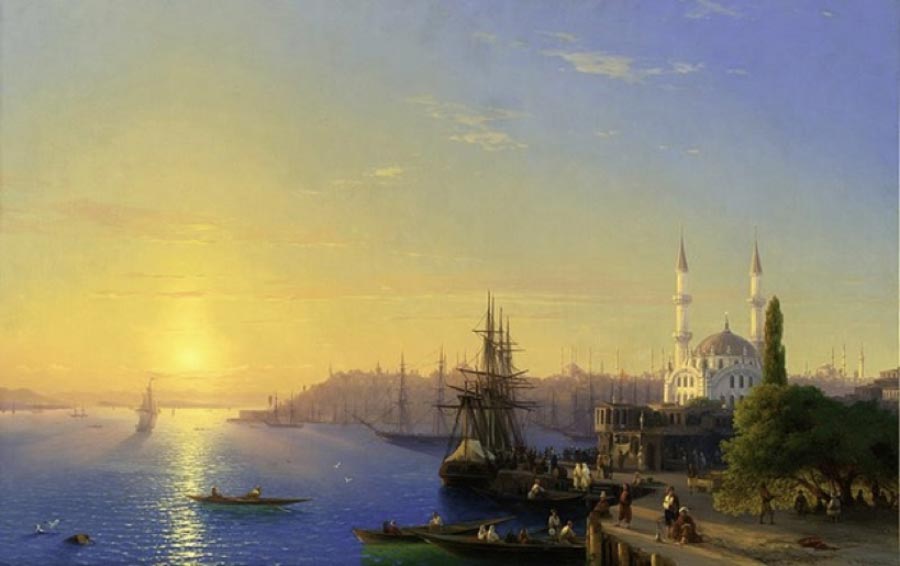 Trade along the Bosporus (1872) (CCO)