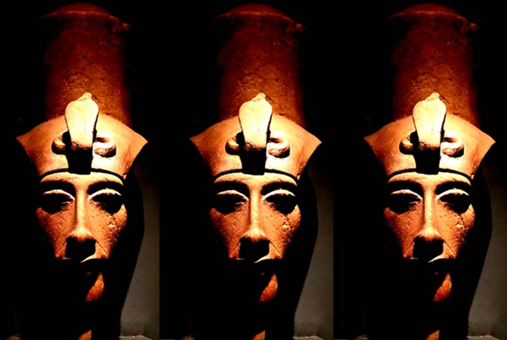 A bust of Pharaoh Akhenaten. Design by Anand Balaji.