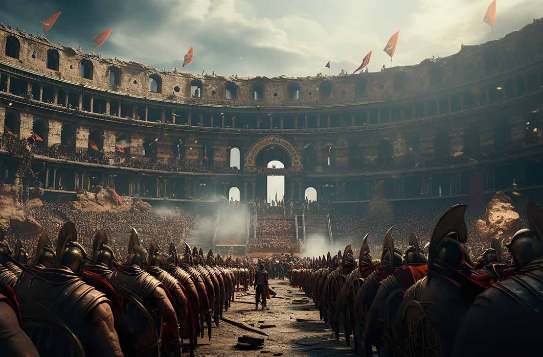 Vespasian, Founder of the Flavian dynasty built the Colosseum in Rome (  rpbmedia/ Adobe Stock)