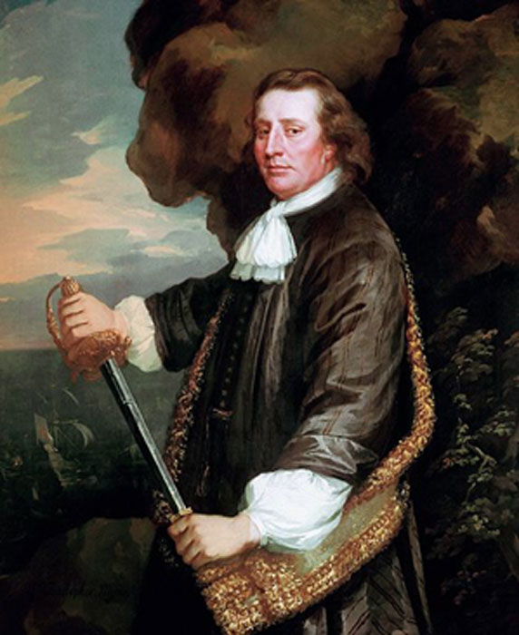 Vice-Admiral Christopher Myngs (1625-1666) (Public Domain).