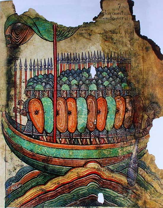 Viking attack, 1100.