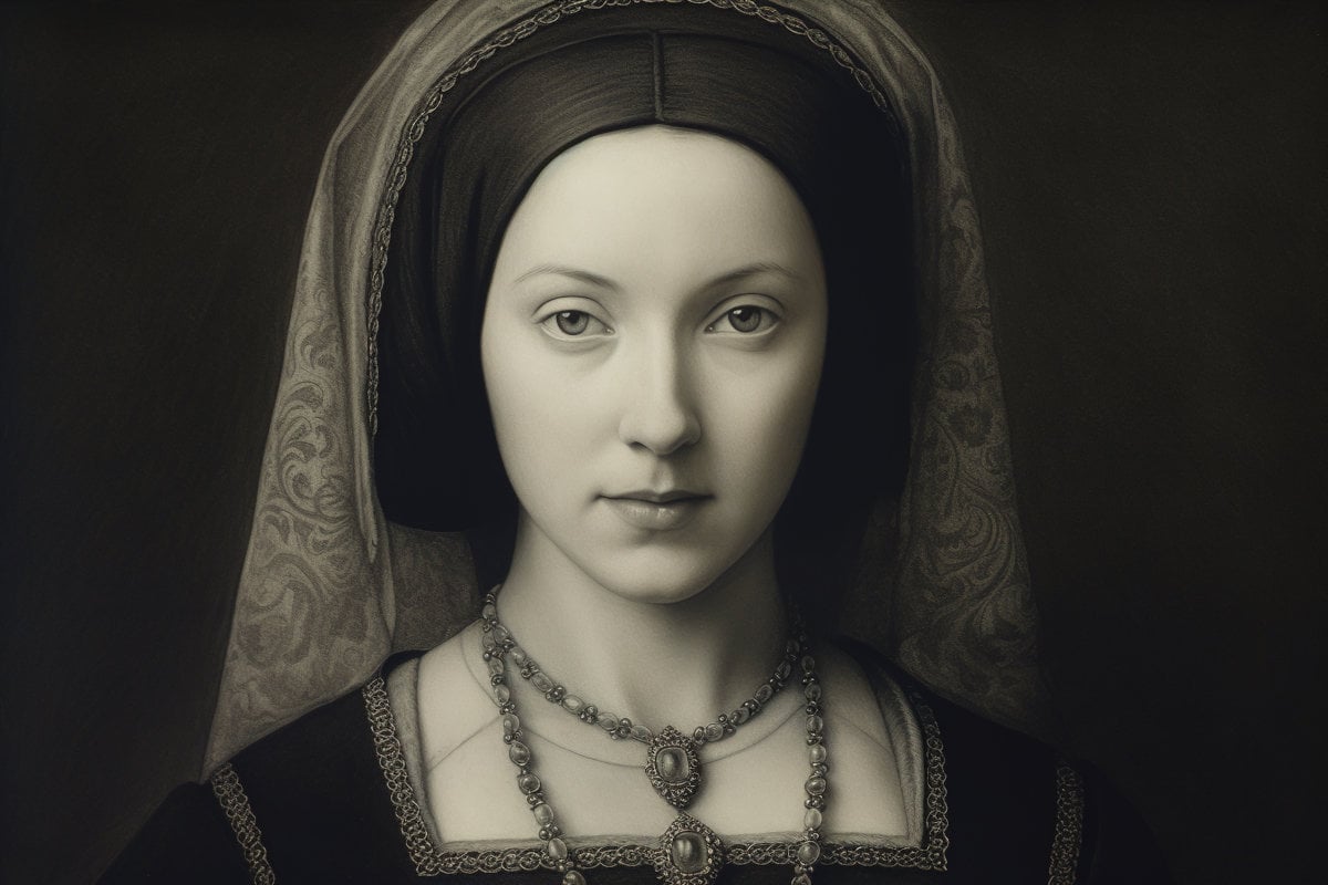 An AI image of Anne Boleyn, Queen of England.