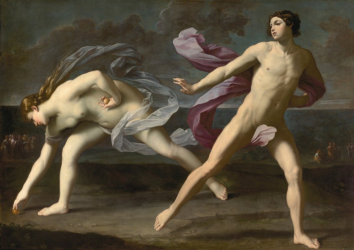 Hippomenes and Atalanta by Guido Reni ca. 1618-1619.