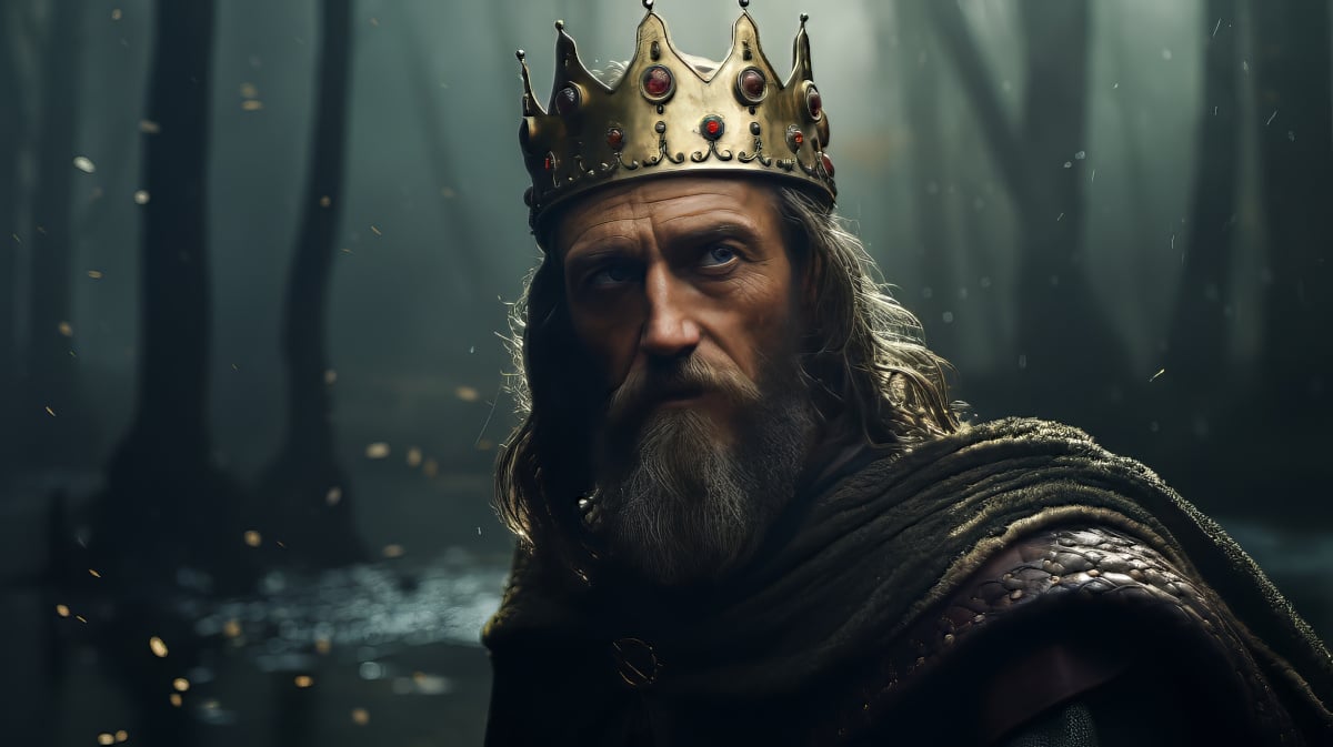 AI portrait of King Alfred the Great