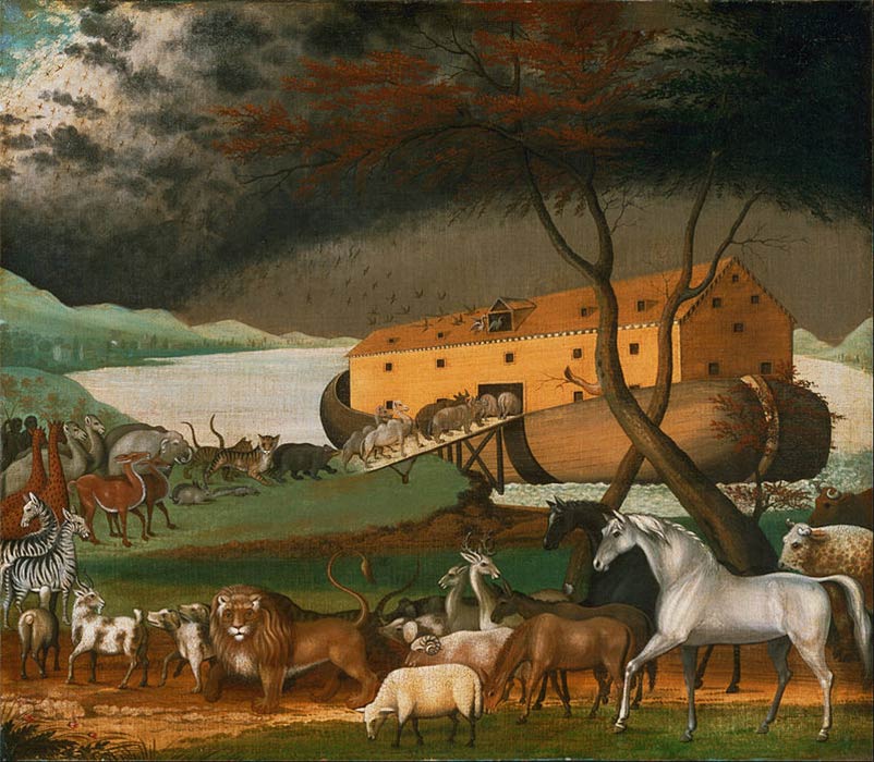 Noah's Ark by Edward Hicks (1846) (Public Domain)
