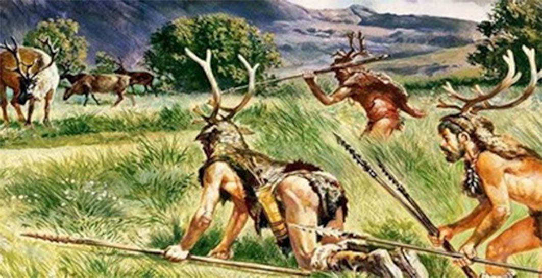 Artist's impression of prehistoric hunters. Source: We Have Concerns