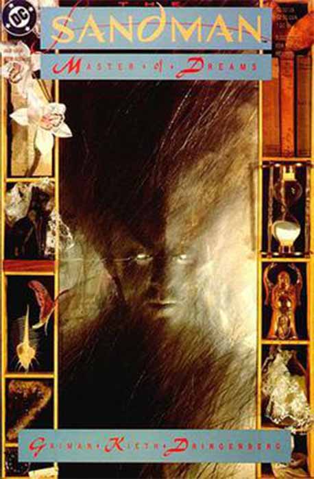 Cover of The Sandman vol. 2, #1 (Jan, 1989). Cover art by Dave McKean. (Fair Use)