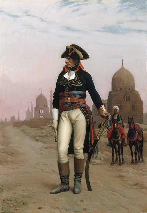Napoleon in Cairo, by Jean-Léon Gérôme, (19th century) Princeton University Art Museum (Public Domain)