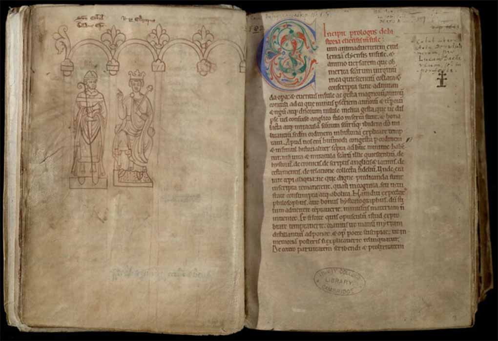 The ancient Liber Eliensis manuscript tells the dramatic tale of Aethelthryth’s tearful, passionate pleas to her husband for the freedom to pursue her yearning desire to serve her one true love: the “celestial Bridegroom,” Jesus Christ. ( Public Domain )